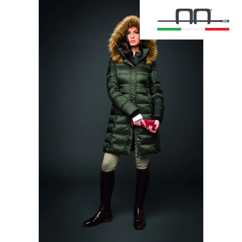 Alessandro Albanese Padua Down Long Padded Coat - Pine Grove